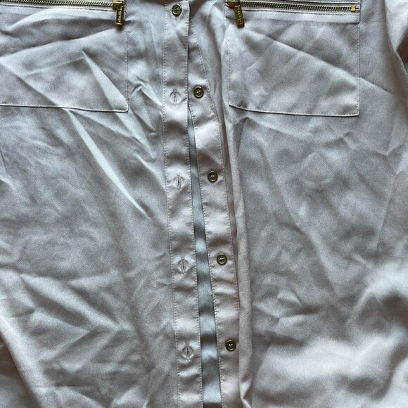 Baby Pink Calvin Klein Long Sleeve Lightweight Women's Medium Cardigan - Picture 6 of 8